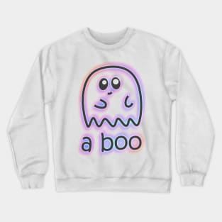 A Boo Ghost Design Crewneck Sweatshirt